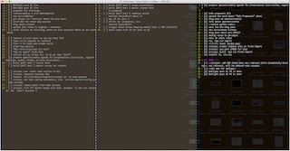 personal kanban via tmux